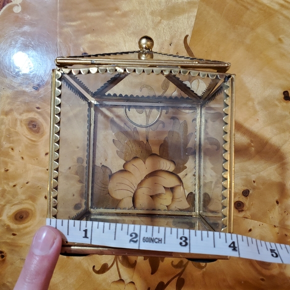 Mini Glass Metal Container - Picture 6 of 7